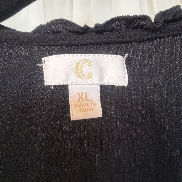 C - Black long sleeve shirt Ladies - Picture 4 of 6